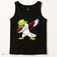 Sea Hawk Dabbing Bird Football Fan Tank Top thumb 2