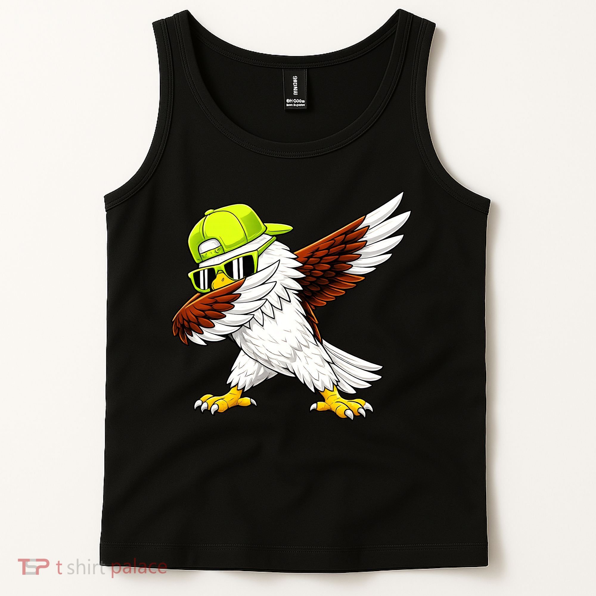 Sea Hawk Dabbing Bird Football Fan Tank Top
