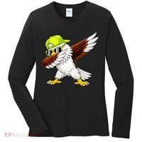 Sea Hawk Dabbing Bird Football Fan Women's Long Sleeve Shirt thumb 0