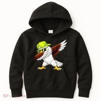 Sea Hawk Dabbing Bird Football Fan Kids Hoodie thumb 0
