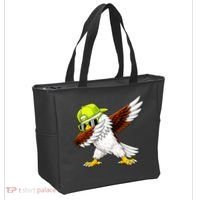 Sea Hawk Dabbing Bird Football Fan Tote Bag thumb 2