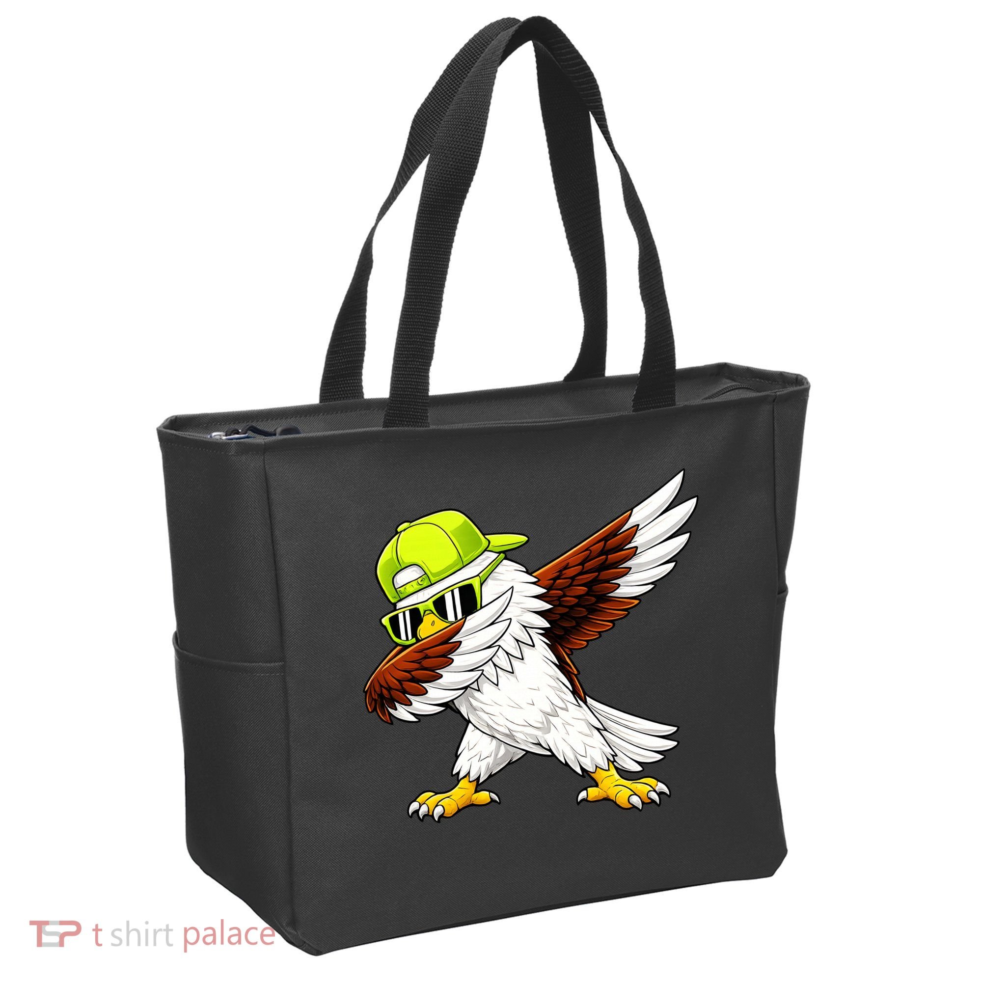 Sea Hawk Dabbing Bird Football Fan Tote Bag