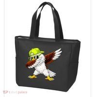 Sea Hawk Dabbing Bird Football Fan Tote Bag thumb 3