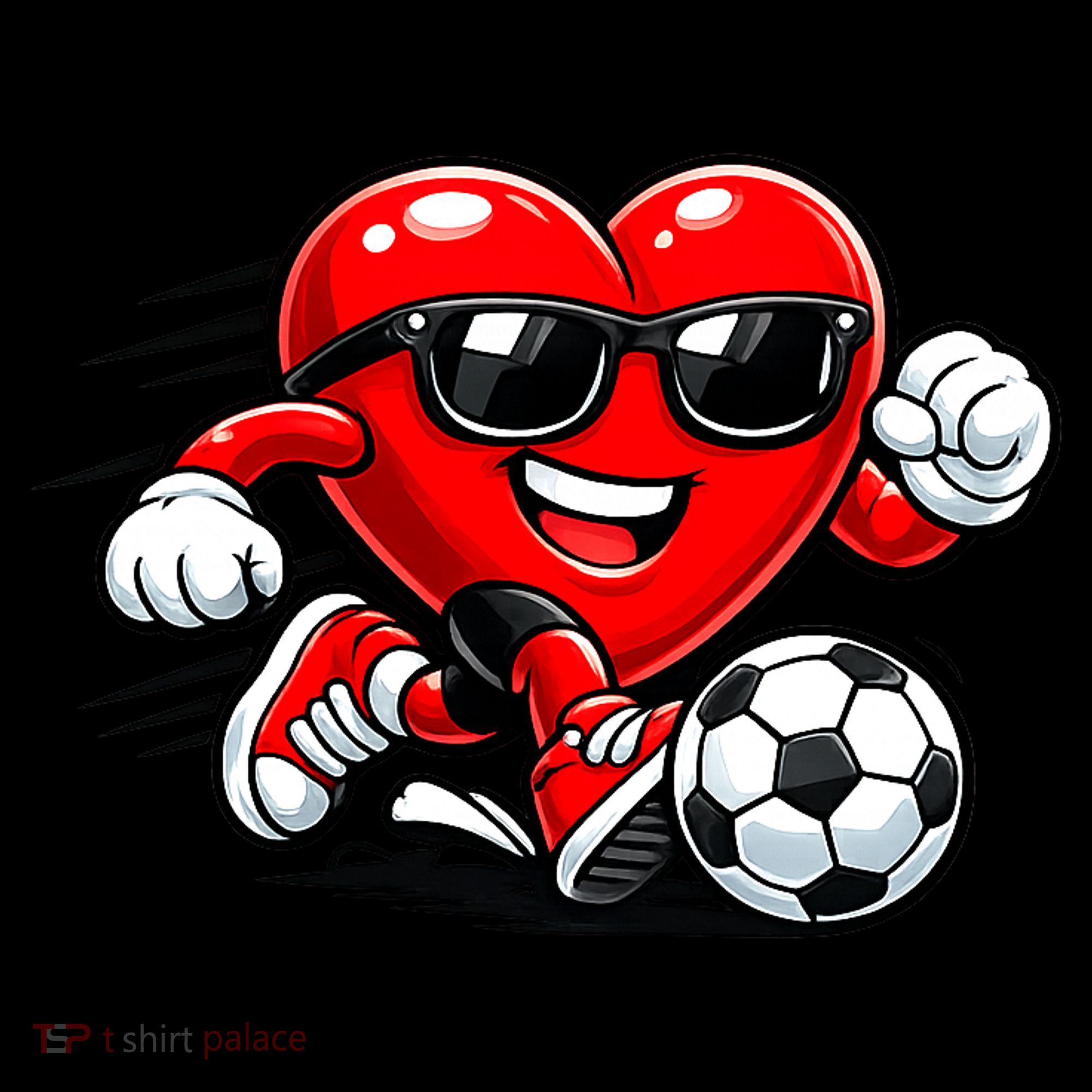 Soccer Heart Drip Sport Love Valentines Day Coffee Mug