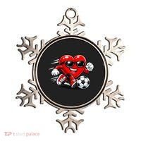 Soccer Heart Drip Sport Love Valentines Day Ornament thumb 0