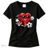 Soccer Heart Drip Sport Love Valentines Day Women's T-Shirt thumb 0