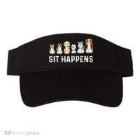 Sit Happens Dog Sitter Pet Sitting Animal Whisperer Visor thumb 0
