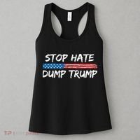 Stop Hate Dump Trump Donald Trump Women's Tank Top thumb 3