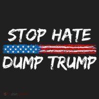 Stop Hate Dump Trump Donald Trump Golf Towel thumb 3