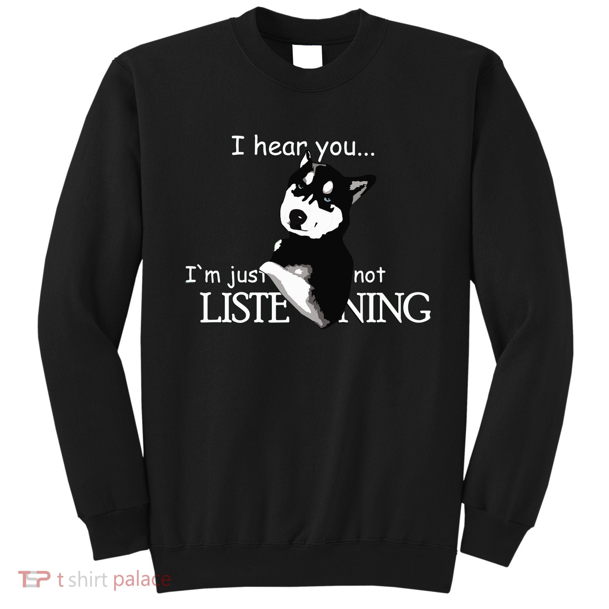 Siberian Husky Dog Husky Dog Lovers Funny Sweatshirt