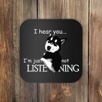 Siberian Husky Dog Husky Dog Lovers Funny Coaster thumb 0
