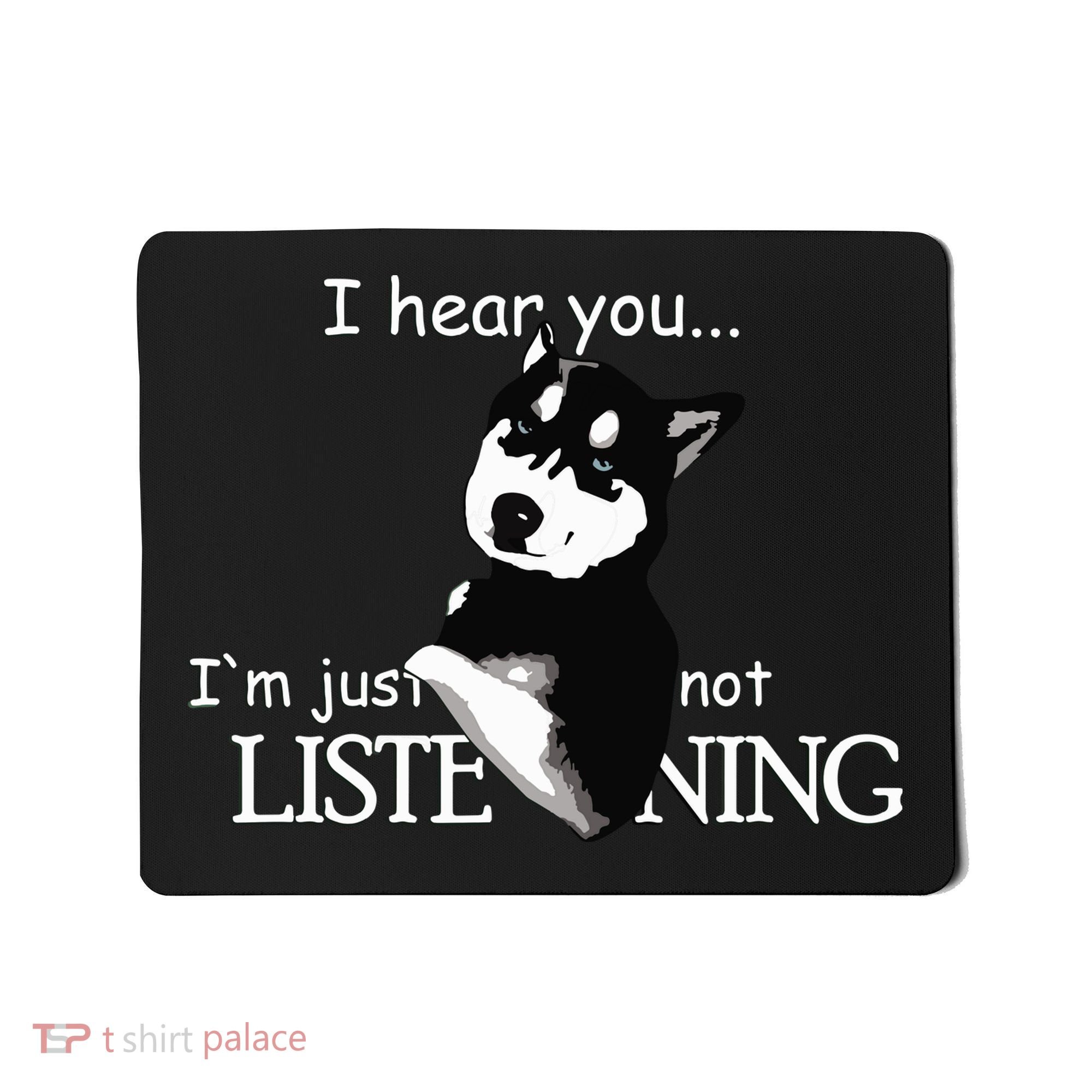 Siberian Husky Dog Husky Dog Lovers Funny Mousepad