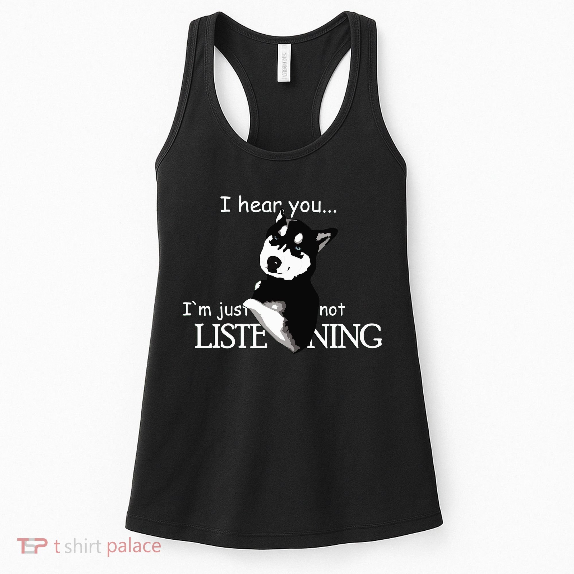 Siberian Husky Dog Husky Dog Lovers Funny Women's Tank Top