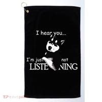Siberian Husky Dog Husky Dog Lovers Funny Golf Towel thumb 0