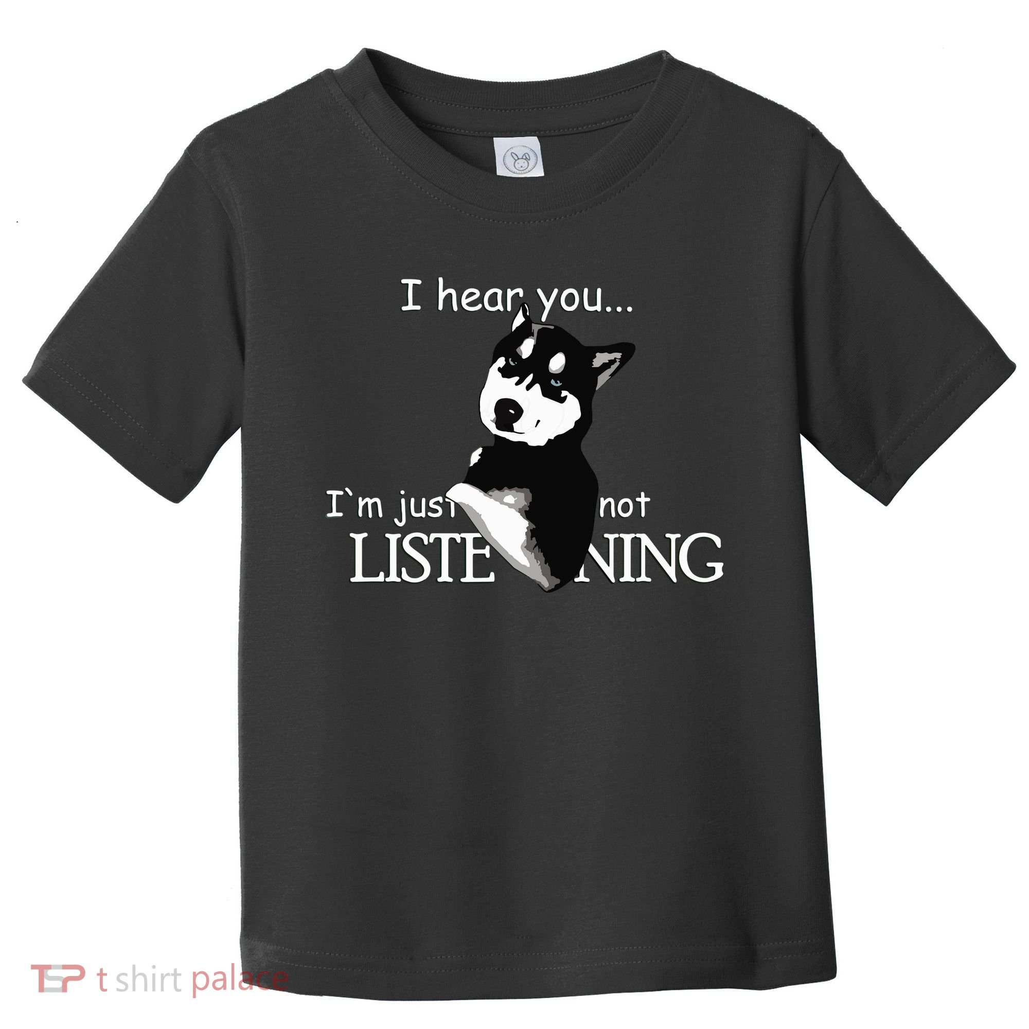 Siberian Husky Dog Husky Dog Lovers Funny Toddler T-Shirt