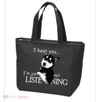 Siberian Husky Dog Husky Dog Lovers Funny Tote Bag thumb 3