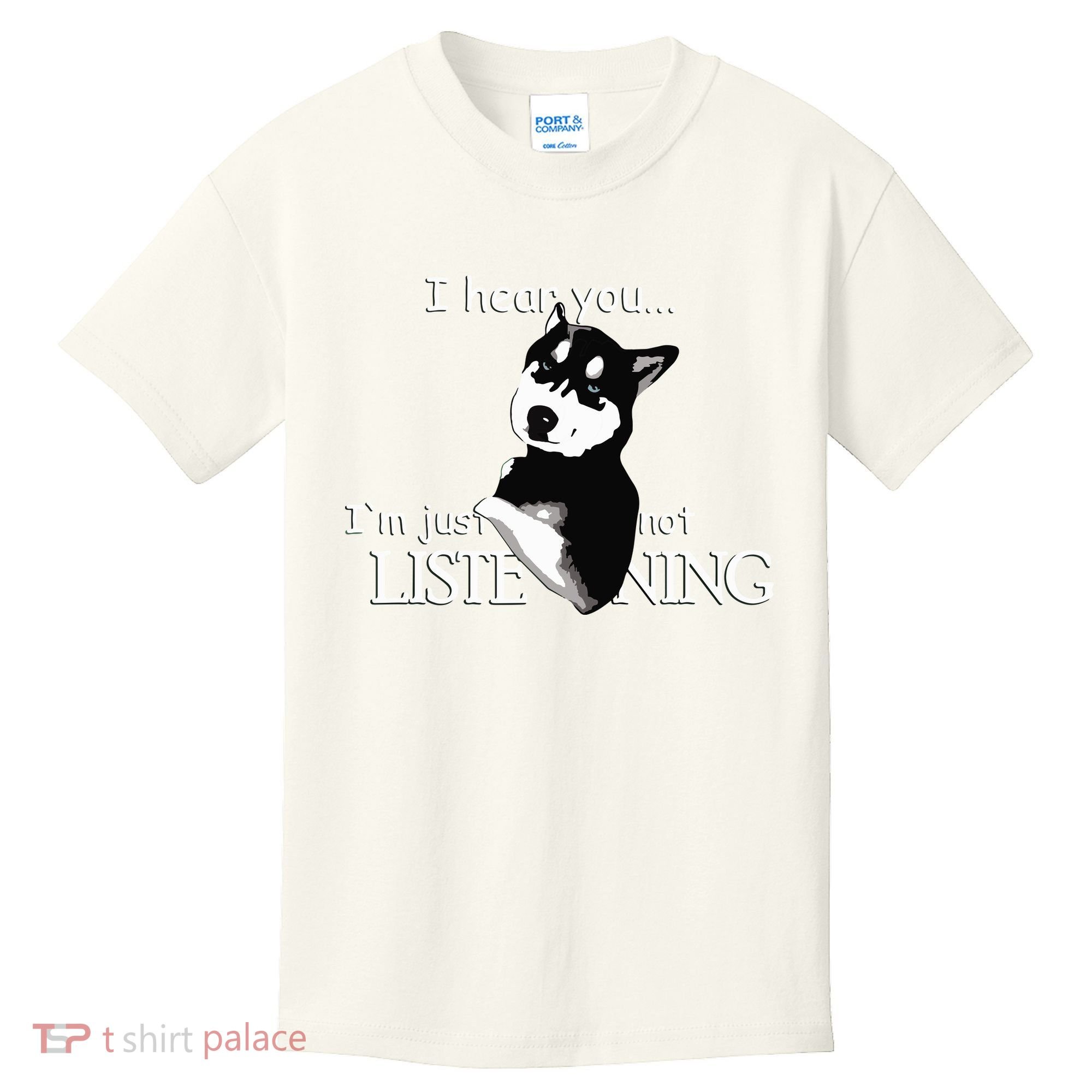 Siberian Husky Dog Husky Dog Lovers Funny Kids T-Shirt
