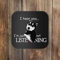 Siberian Husky Dog Husky Dog Lovers Coaster thumb 0