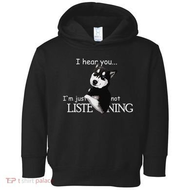 Siberian Husky Dog Husky Dog Lovers Toddler Hoodie
