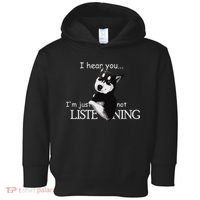 Siberian Husky Dog Husky Dog Lovers Toddler Hoodie thumb 0