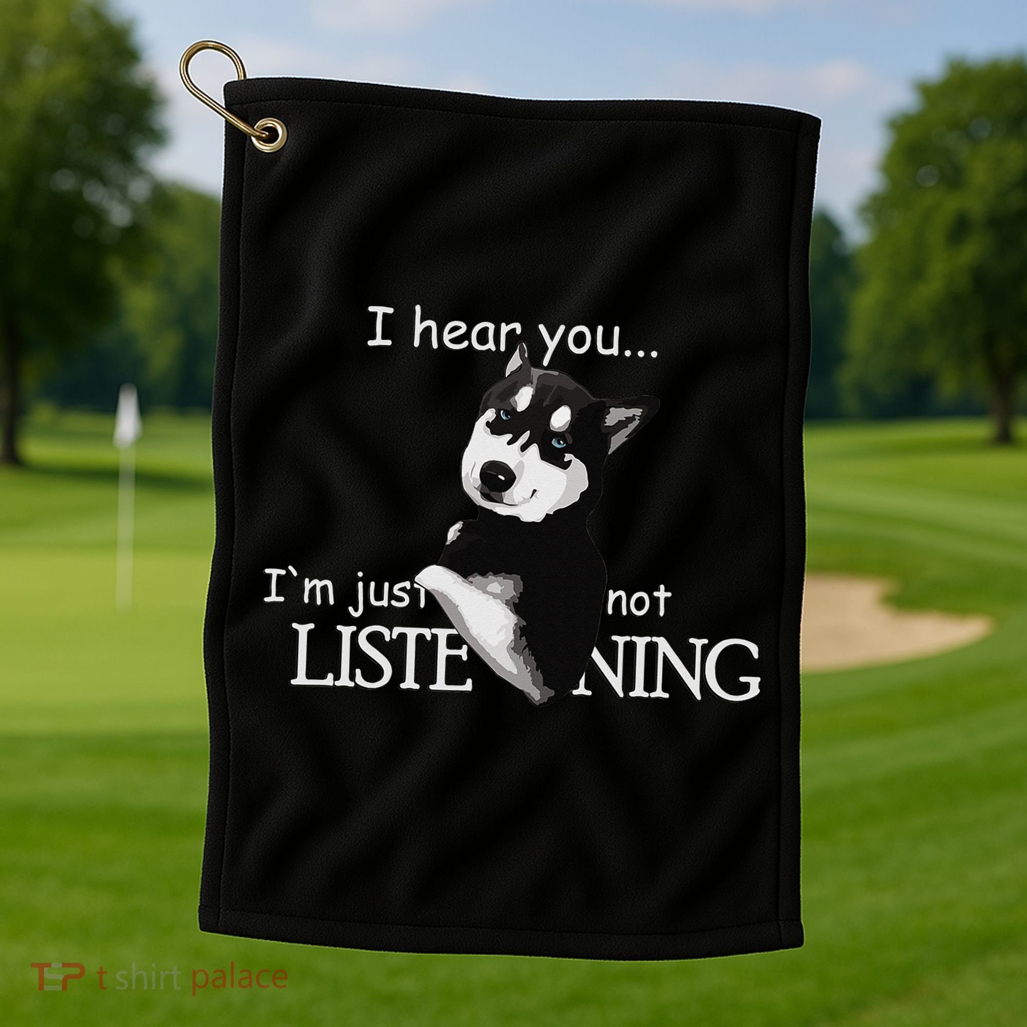 Siberian Husky Dog Husky Dog Lovers Golf Towel
