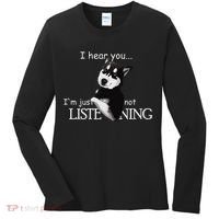 Siberian Husky Dog Husky Dog Lovers Women's Long Sleeve Shirt thumb 0
