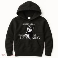Siberian Husky Dog Husky Dog Lovers Kids Hoodie thumb 0