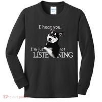 Siberian Husky Dog Husky Dog Lovers Kids Long Sleeve Shirt thumb 0
