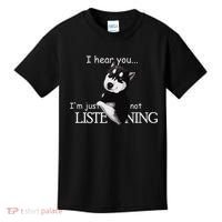 Siberian Husky Dog Husky Dog Lovers Kids T-Shirt thumb 0