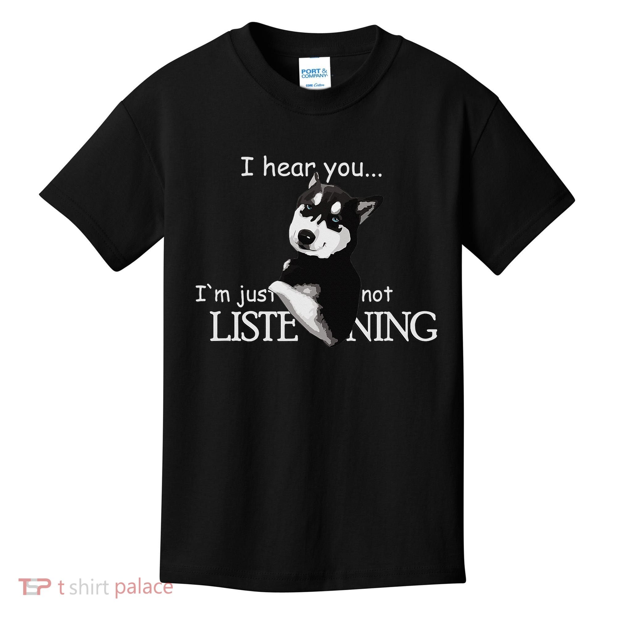 Siberian Husky Dog Husky Dog Lovers Kids T-Shirt