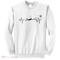 Spearfishing Heartbeat Diving Underwater Spear Fish Sweatshirt thumb 0