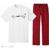 Spearfishing Heartbeat Diving Underwater Spear Fish Pajama Set thumb 0