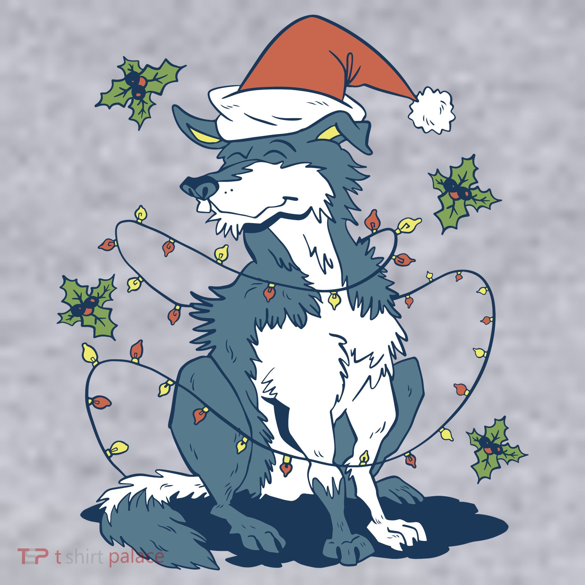 Siberian Husky Dog Christmas Holiday Women's Sweatshirt