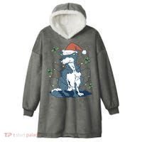 Siberian Husky Dog Christmas Holiday Hooded Wearable Blanket thumb 0