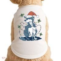 Siberian Husky Dog Christmas Holiday Doggie Tank thumb 0