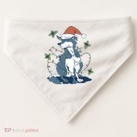 Siberian Husky Dog Christmas Holiday USA-Made Doggie Bandana thumb 0
