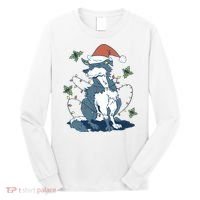 Siberian Husky Dog Christmas Holiday Long Sleeve Shirt thumb 0