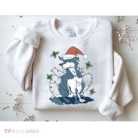Siberian Husky Dog Christmas Holiday Sweatshirt thumb 2