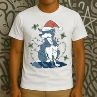 Siberian Husky Dog Christmas Holiday T-Shirt thumb 3