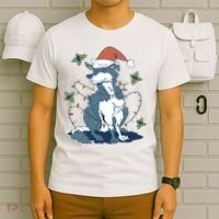 Siberian Husky Dog Christmas Holiday T-Shirt thumb 6