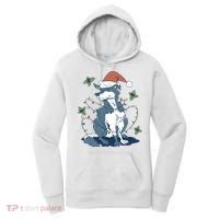 Siberian Husky Dog Christmas Holiday Women's Hoodie thumb 0