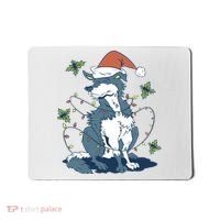 Siberian Husky Dog Christmas Holiday Mousepad thumb 0