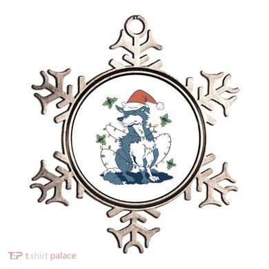 Siberian Husky Dog Christmas Holiday Ornament