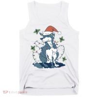 Siberian Husky Dog Christmas Holiday Tank Top thumb 0