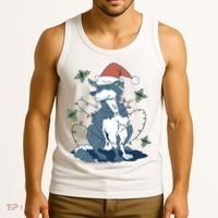 Siberian Husky Dog Christmas Holiday Tank Top thumb 3