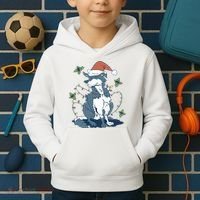 Siberian Husky Dog Christmas Holiday Kids Hoodie thumb 2