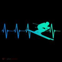 Ski Heartbeat Downhill Skiing Skier Gift Ski Bum Funny Gift Coffee Mug thumb 5