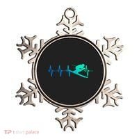Ski Heartbeat Downhill Skiing Skier Gift Ski Bum Funny Gift Ornament thumb 0