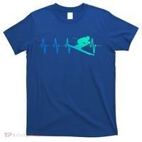 Ski Heartbeat Downhill Skiing Skier Gift Ski Bum Funny Gift T-Shirt thumb 0