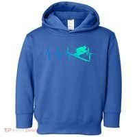 Ski Heartbeat Downhill Skiing Skier Gift Ski Bum Funny Gift Toddler Hoodie thumb 0